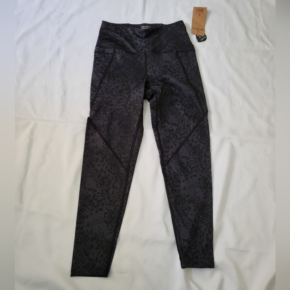 Sendra Black Patterned Leggings